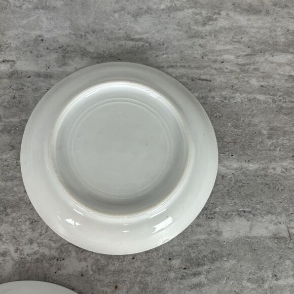 Saucers 4.5" Floral Spray Gold Filigree trim Set of 5 - Picture 14 of 14